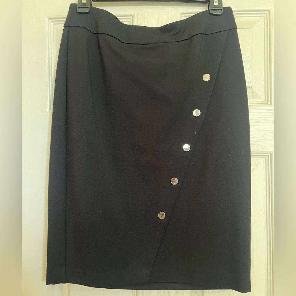 Renaur Black Pencil Skirt